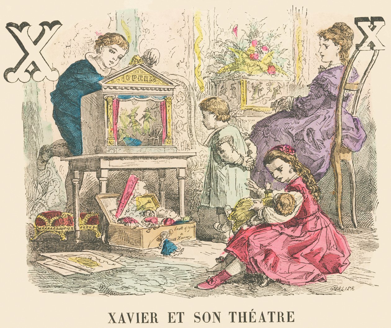 Xavier and His Theatre by French School