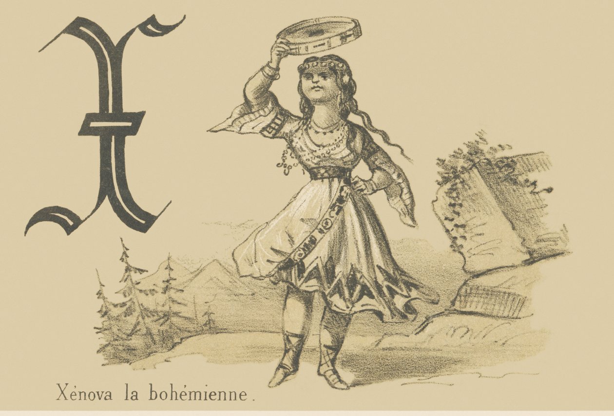 Xenova the Bohemian by French School