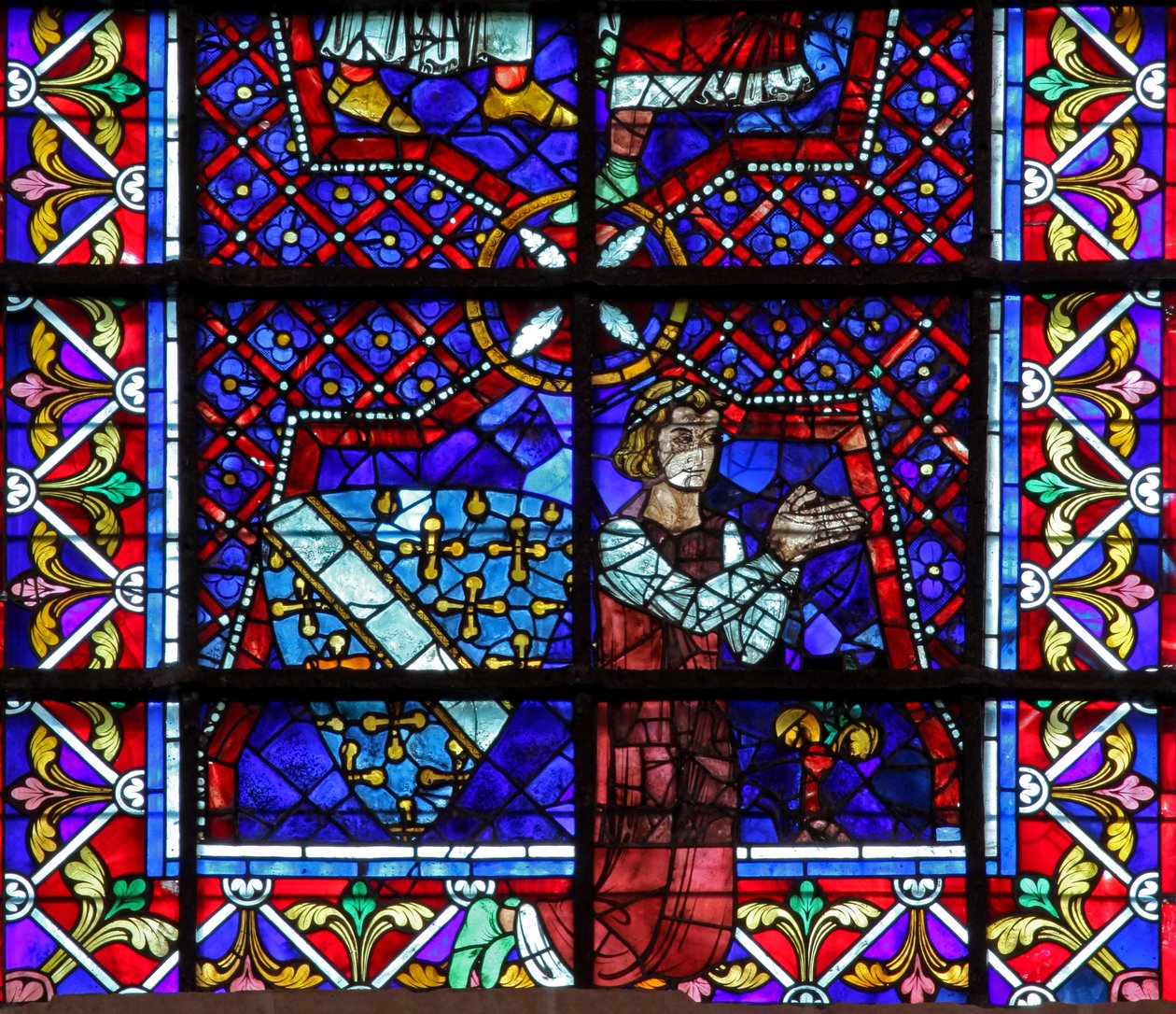 Donor - Thibault VI, Count of Chartres by French School