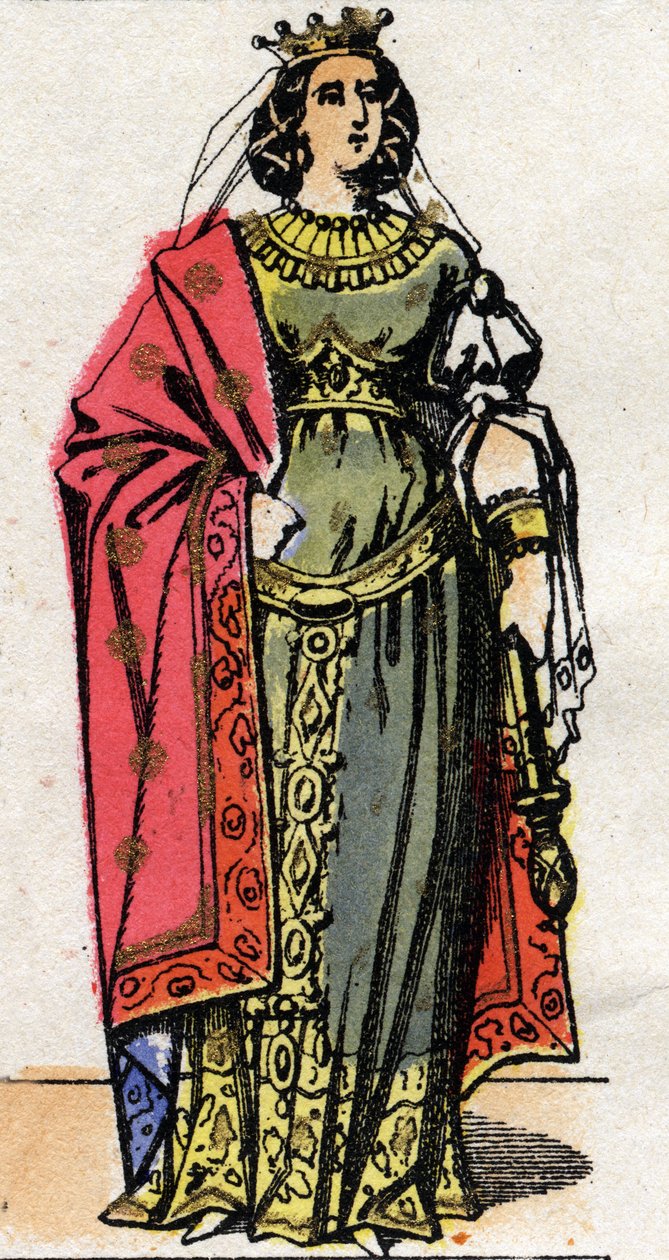 Portrait of Brunehaut by French School