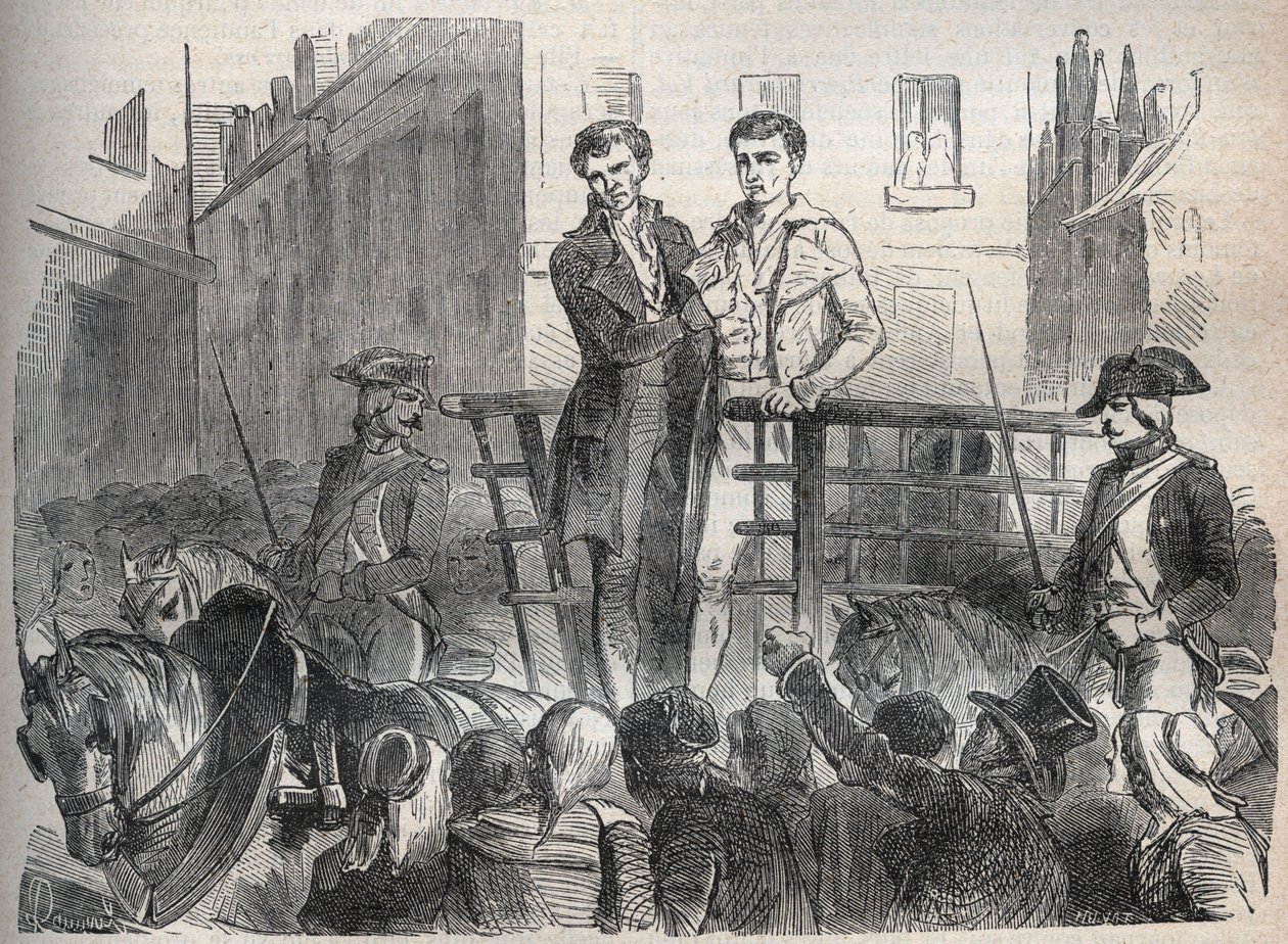 The Lyon Mail Post Affair by French School
