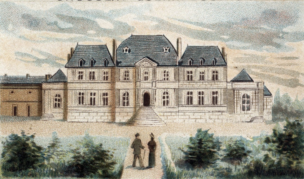 View of the Chateau de la Muette (Passy) by French School