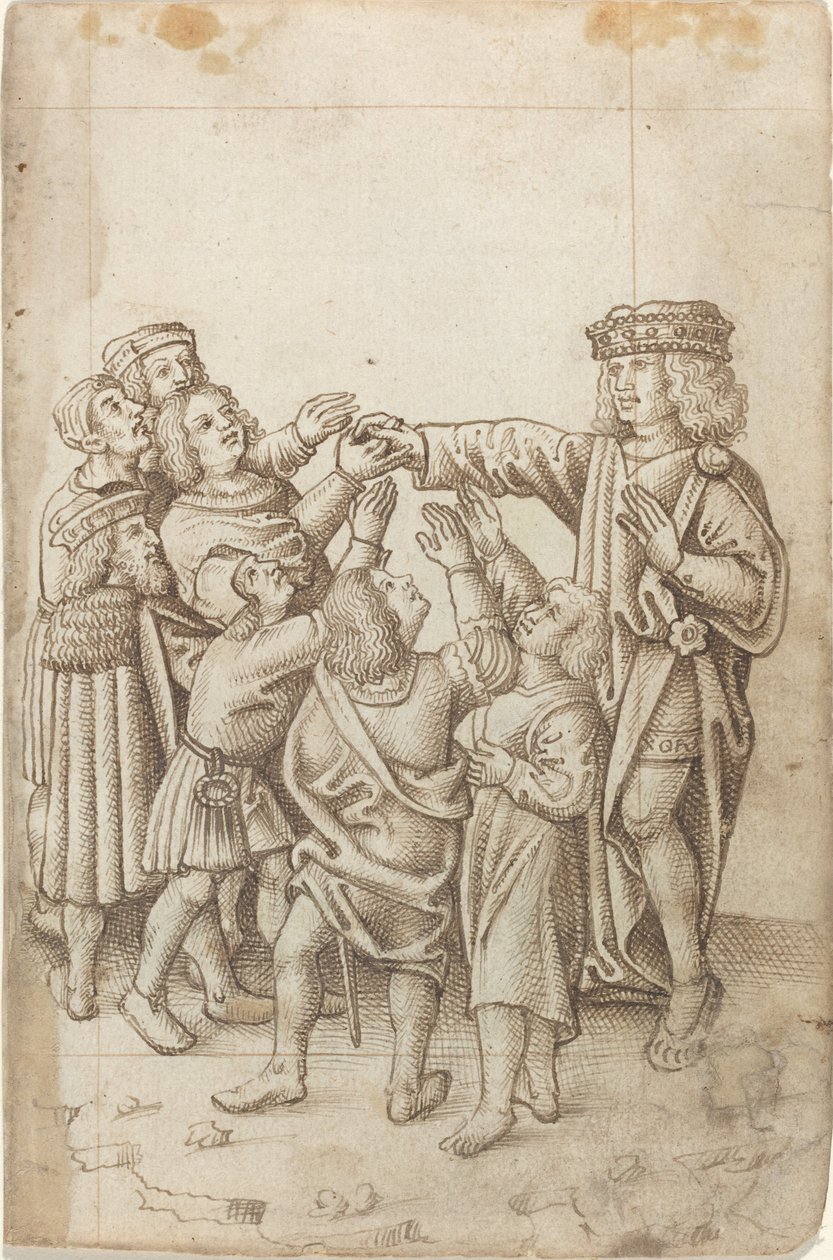 Do Not Give Your Right Hand to All and Sundry [fol. 13 recto] by French early 16th Century