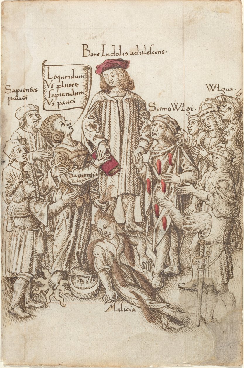 Do Not Walk outside the Public Highway by French early 16th Century