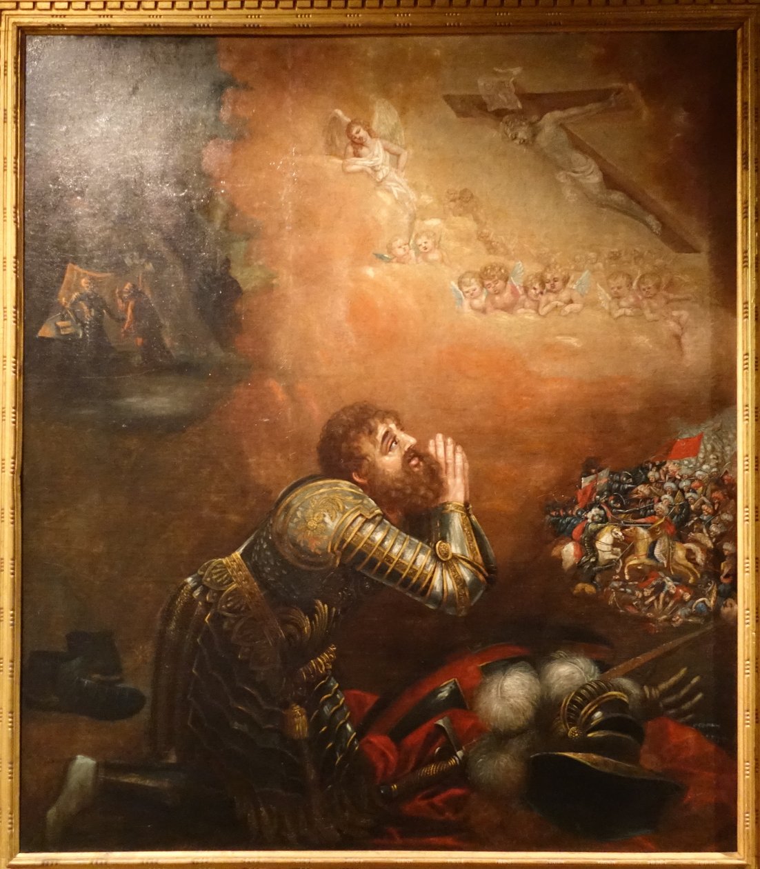 Vision of D. Afonso Henriques at the Battle of Ourique by Friar Manuel dos Reis