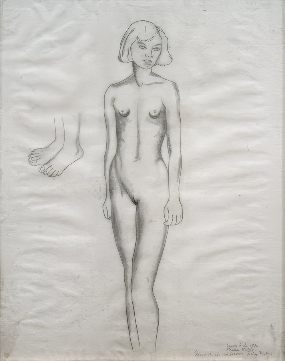 Nude Portrait of My Cousin Ady Weber by Frida Kahlo