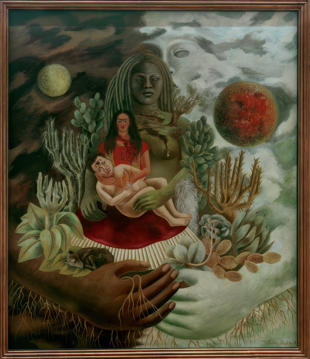 The Loving Embrace of the Universe by Frida Kahlo