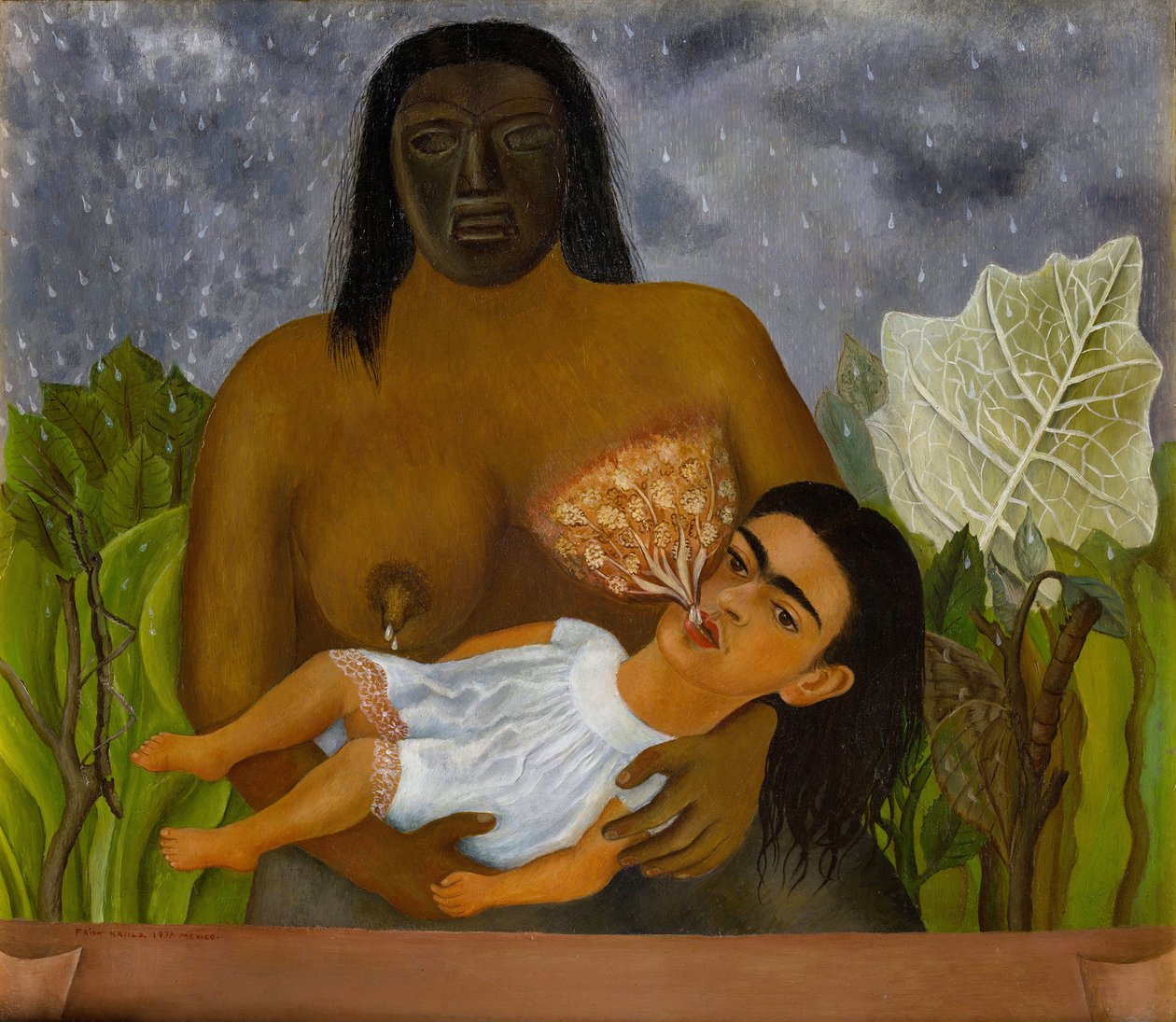 My Nanny and I by Frida Kahlo