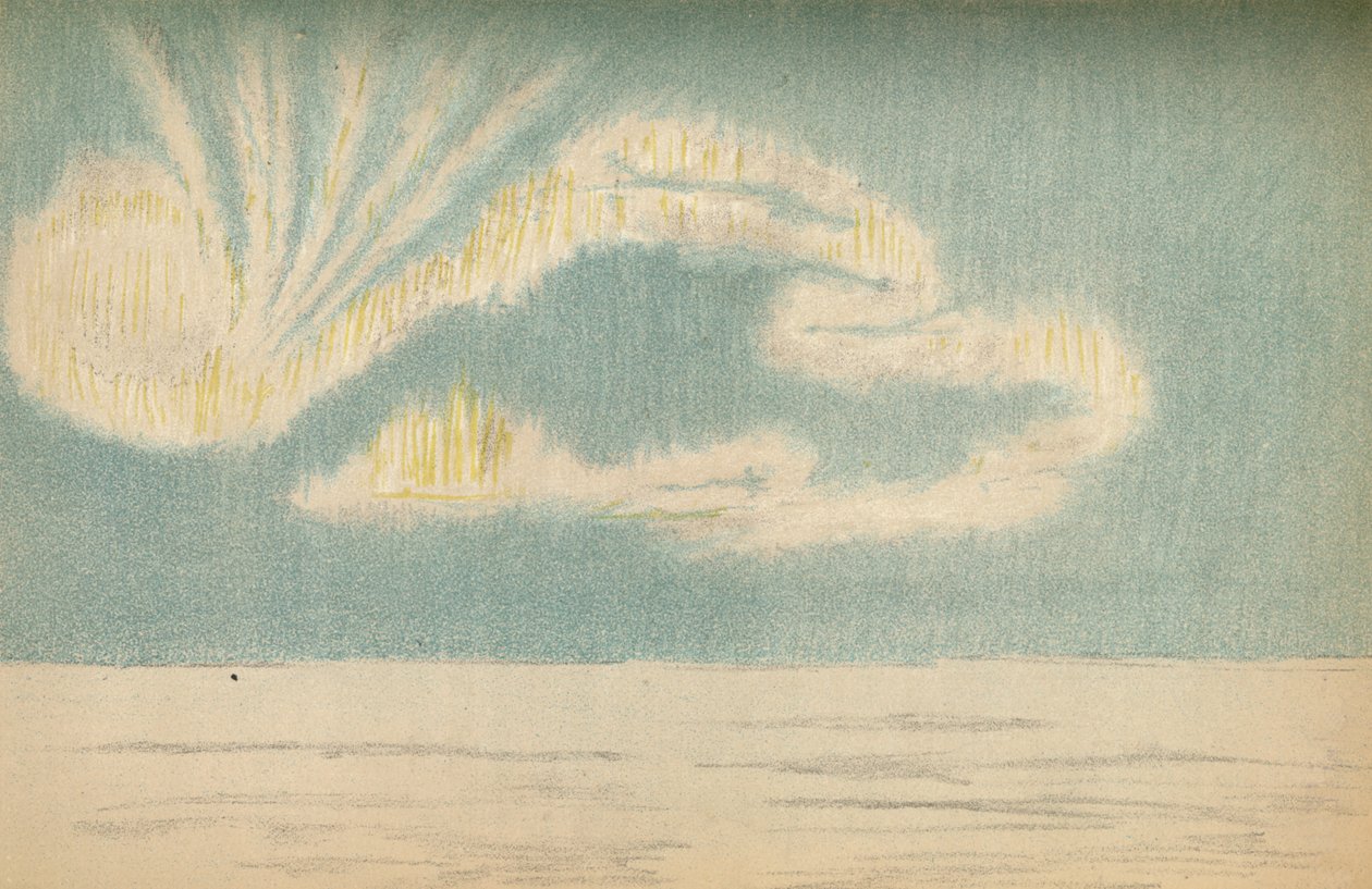 Aurora Borealis, 18th October 1894 by Fridtjof Nansen
