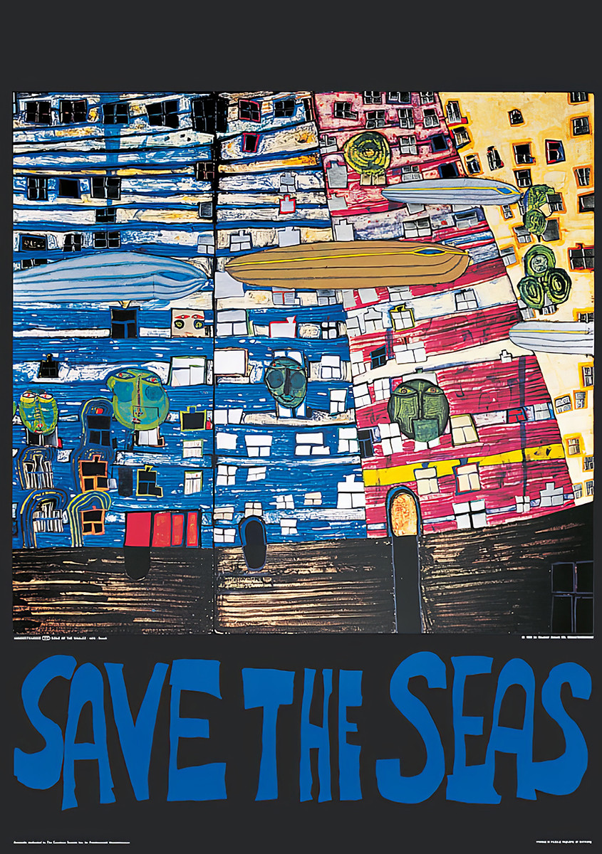 Save the Seas by Friedensreich Hundertwasser