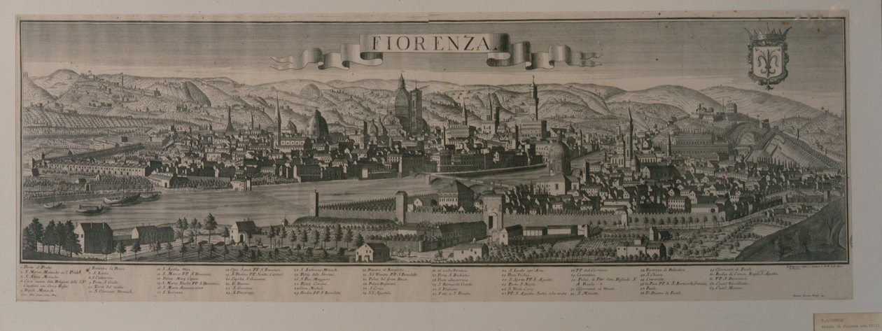 View of Florence by Friedrich Bernhard Werner