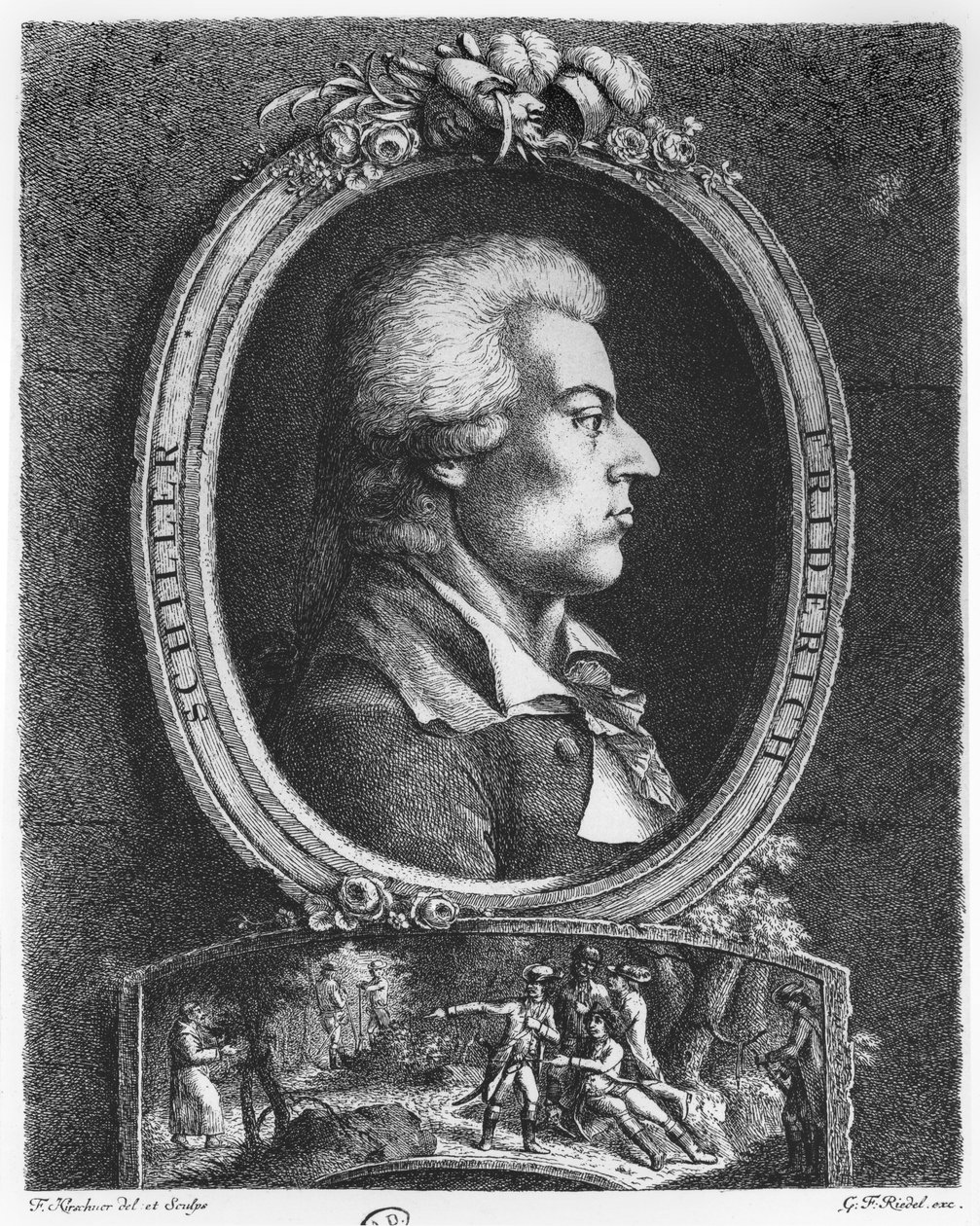 Friedrich Schiller (1759-1805) by Friedrich Kirschner
