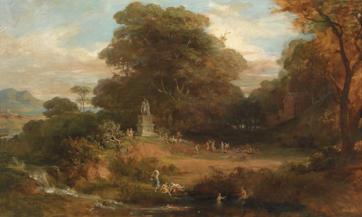 Greek Ideal Landscape by Friedrich von Amerling