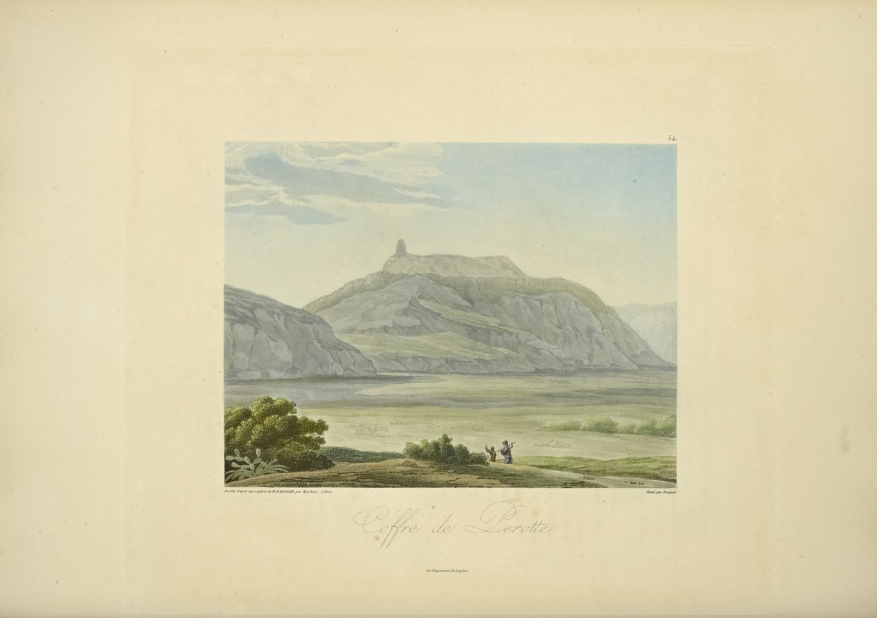 Coffre de Perotte, drawn by Marchais, engraved by Bouquet, illustration from 