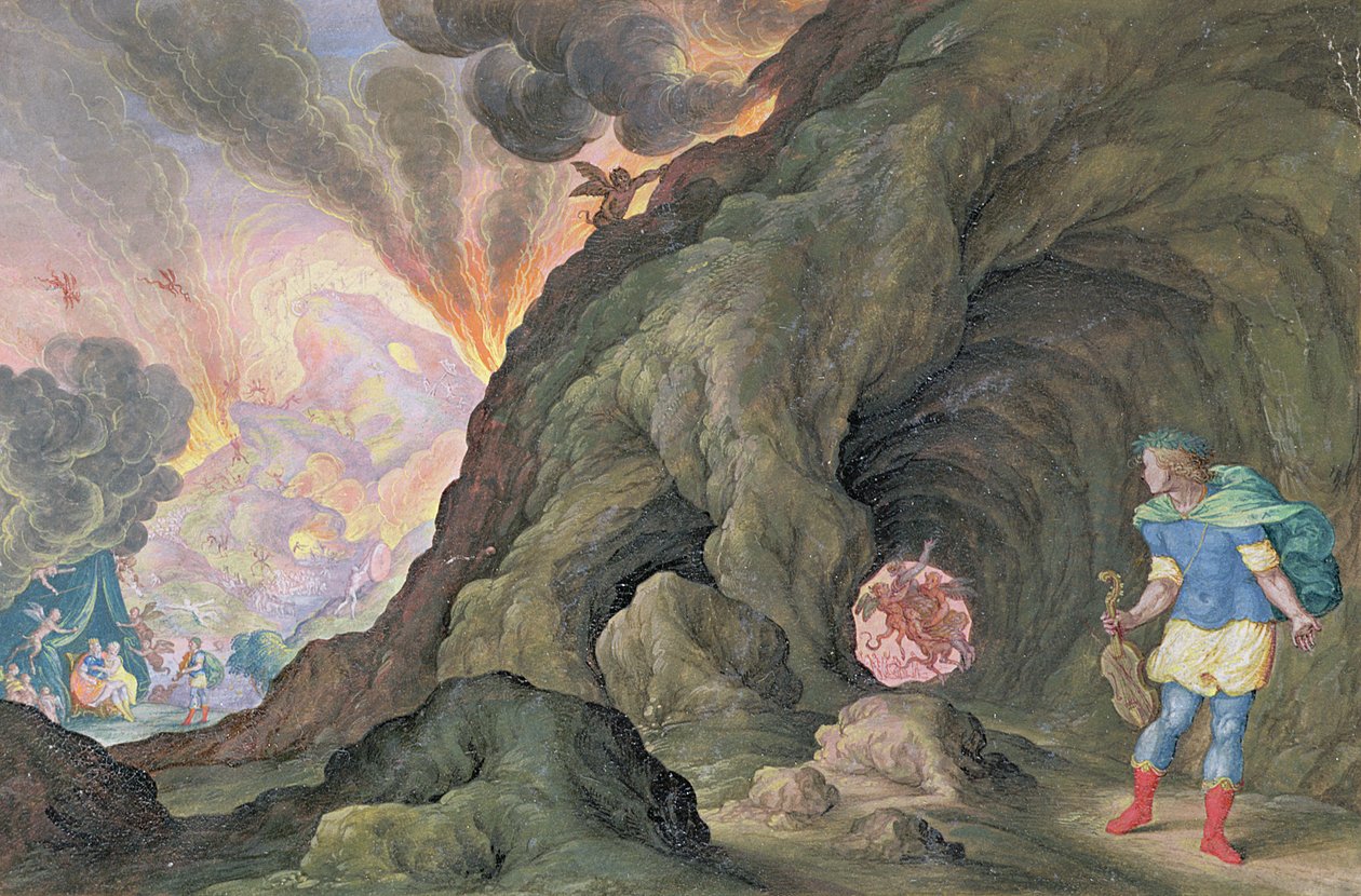 Orpheus in Hades by Friedrich Brentel