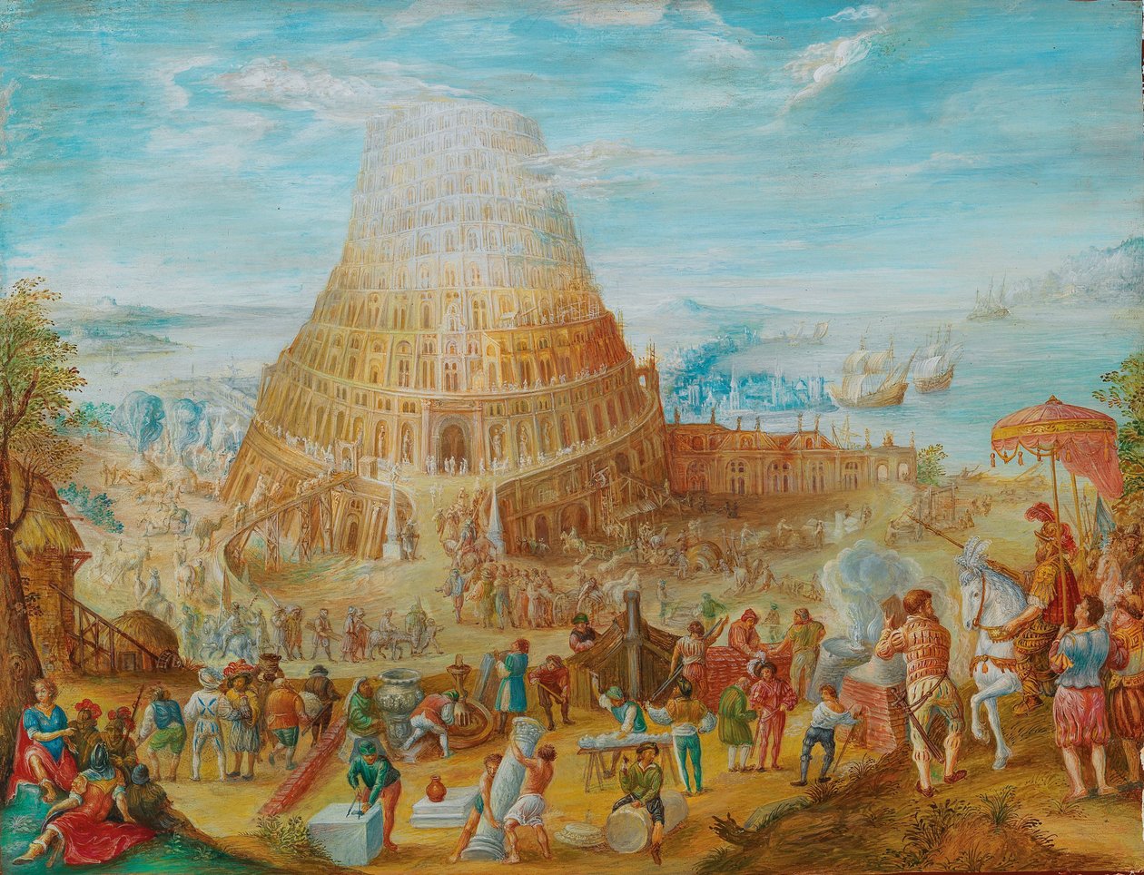 The Tower of Babel by Friedrich Brentel