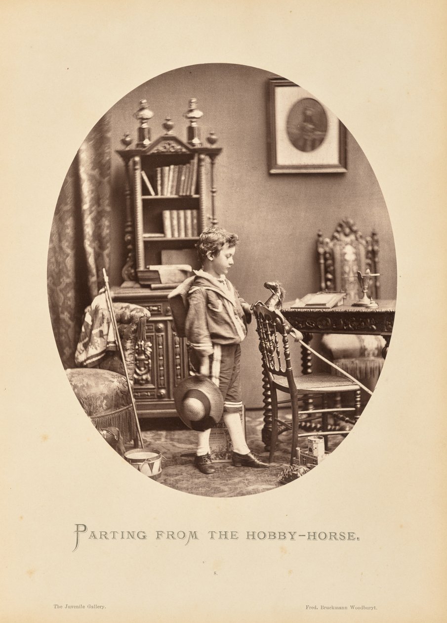 Parting from the Hobby-Horse by Friedrich Bruckmann