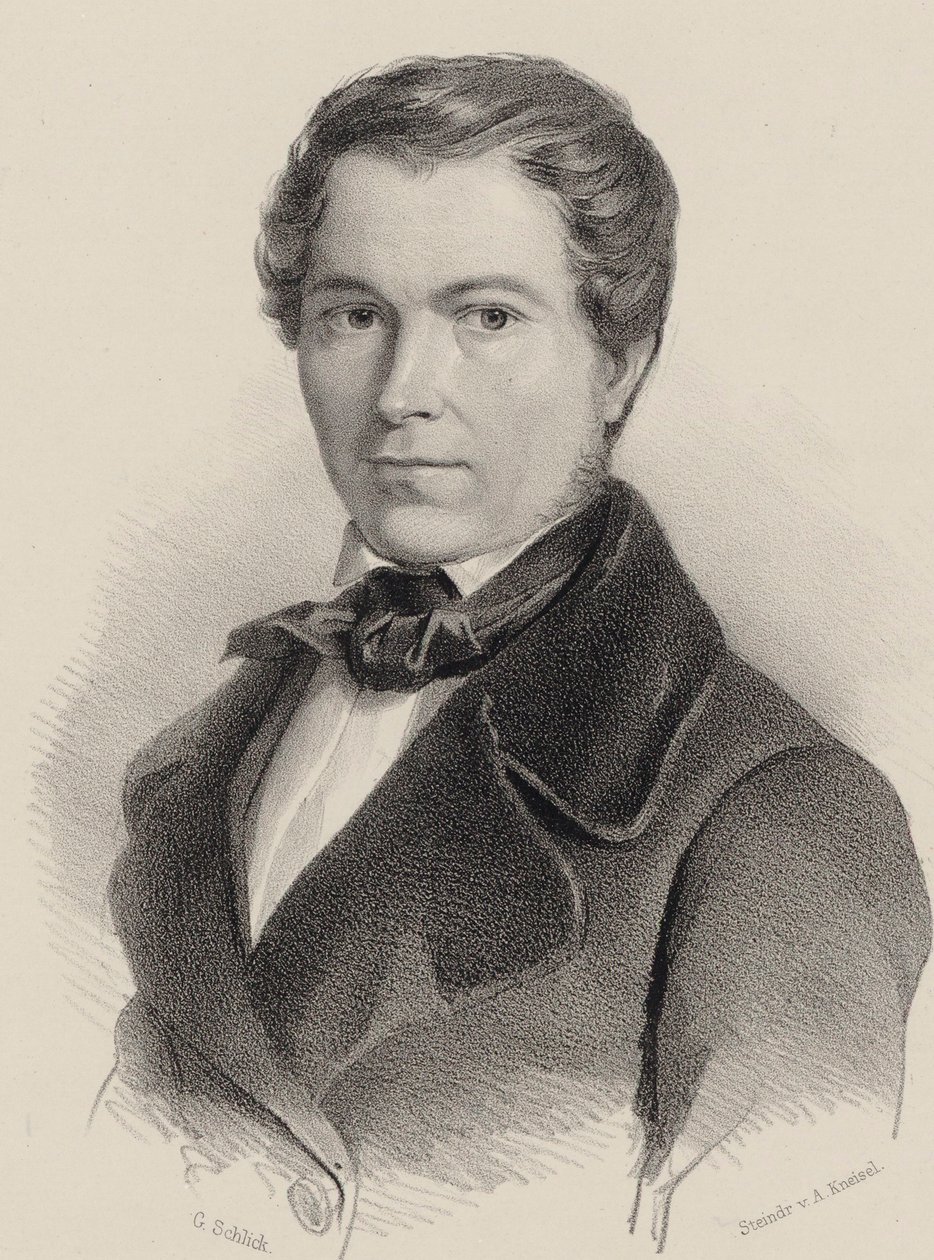 Portrait of the Violinist and Composer Joseph Labitzky by Friedrich Gustav Schlick