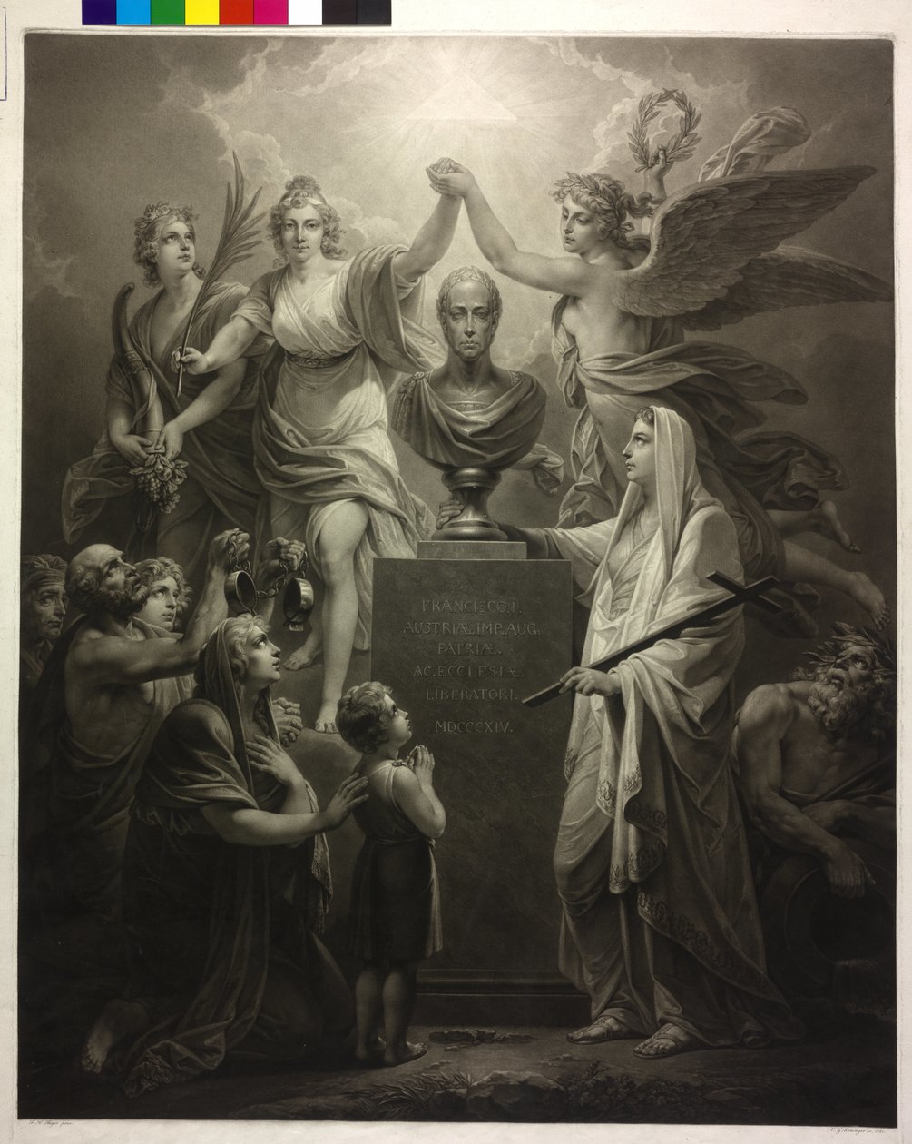Apotheosis of Emperor Franz II - The Benediction of Peace by Friedrich Heinrich Fuger