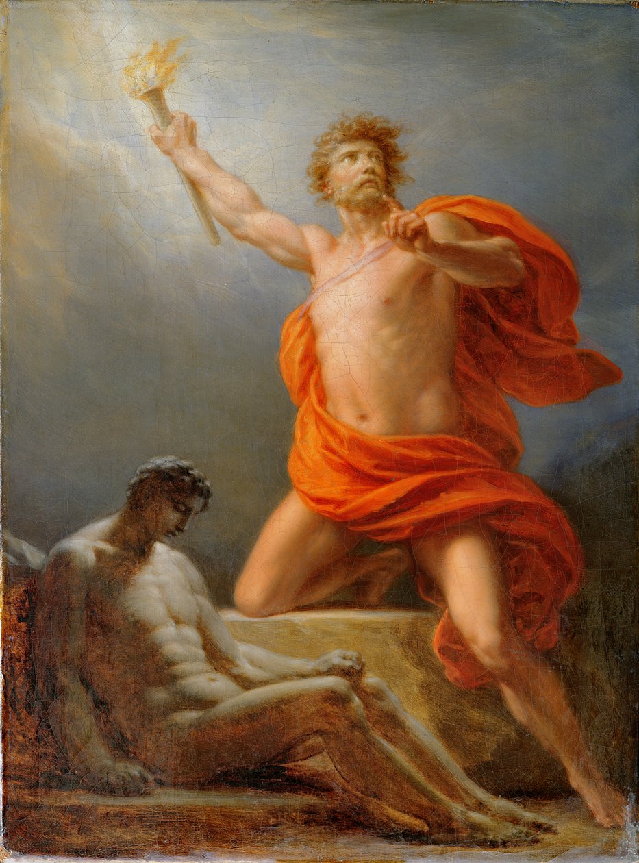 Prometheus Bringing Fire to Mankind, 1817