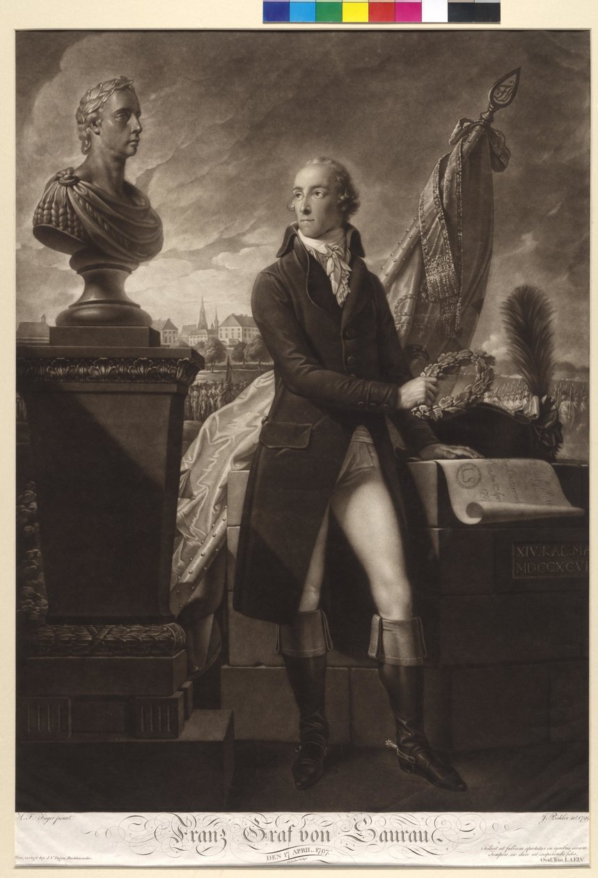 Franz Count von Saurau on 17th April by Friedrich Heinrich Fuger