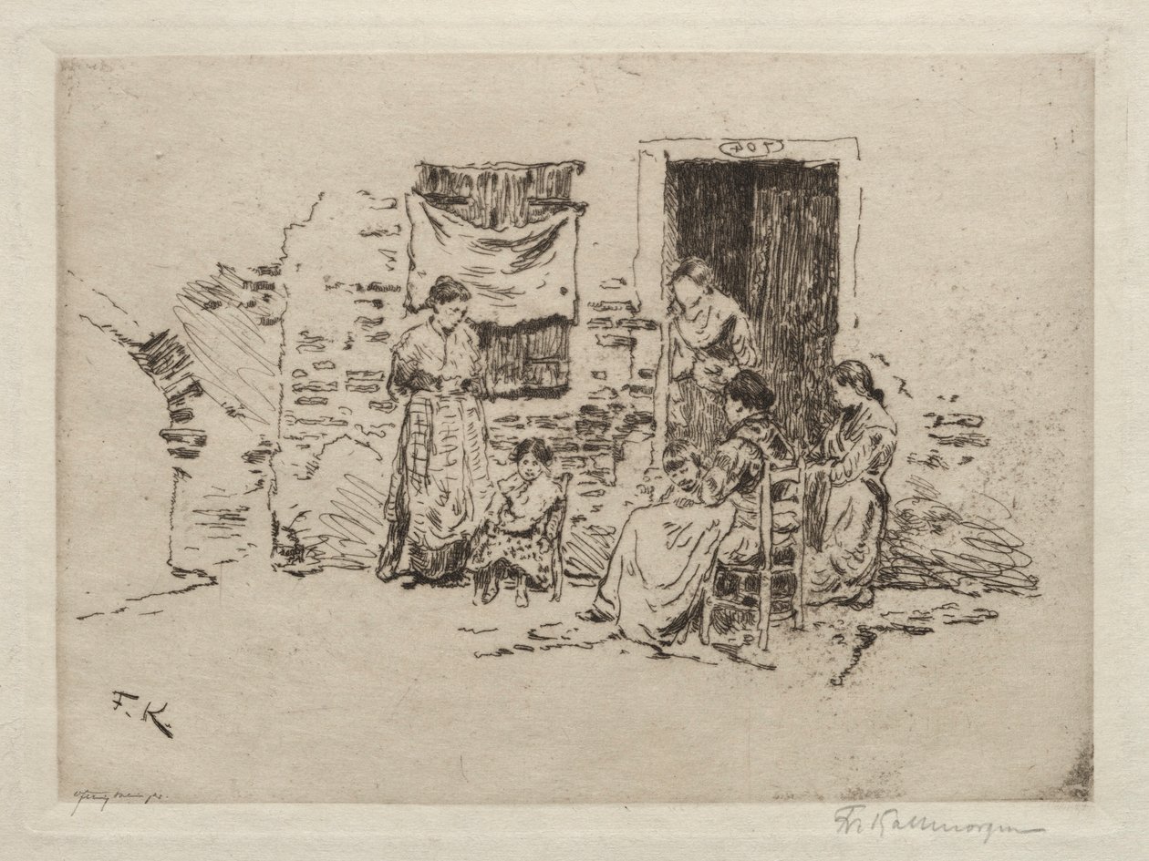 Chioggia by Friedrich Kallmorgan