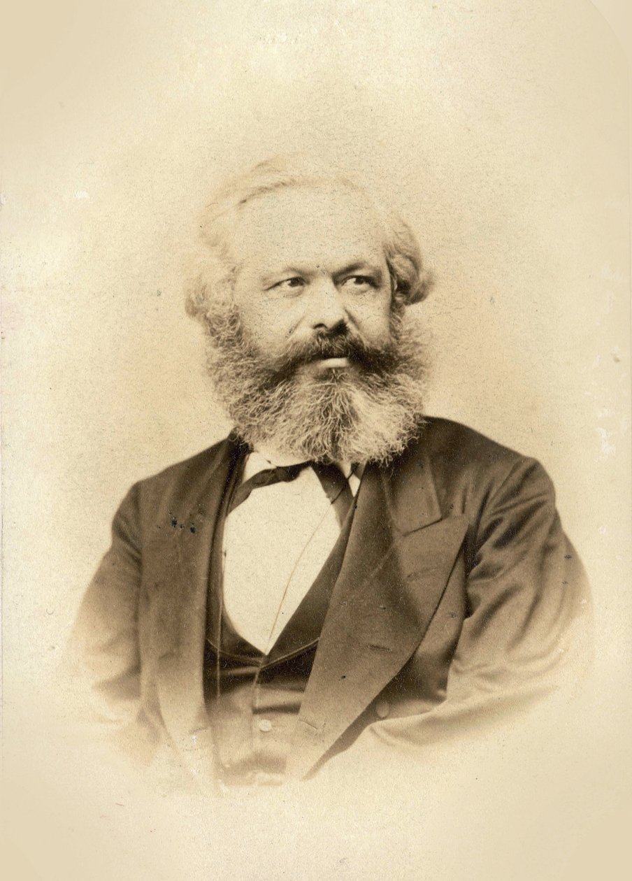 Portrait of Karl Marx by Friedrich Karl Wunder