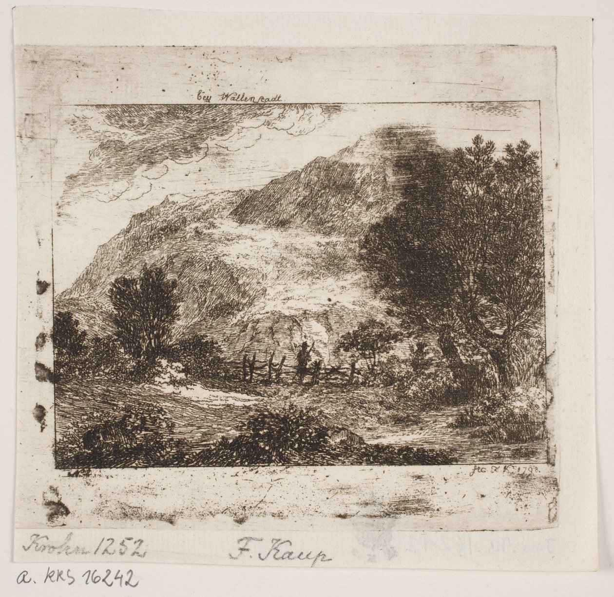 Landscape near Wallenstadt by Friedrich Kaup