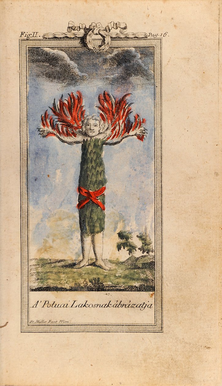 Illustration in Ludvig Holberg - The Journey of Niels Klim to the World Underground by Friedrich Müller