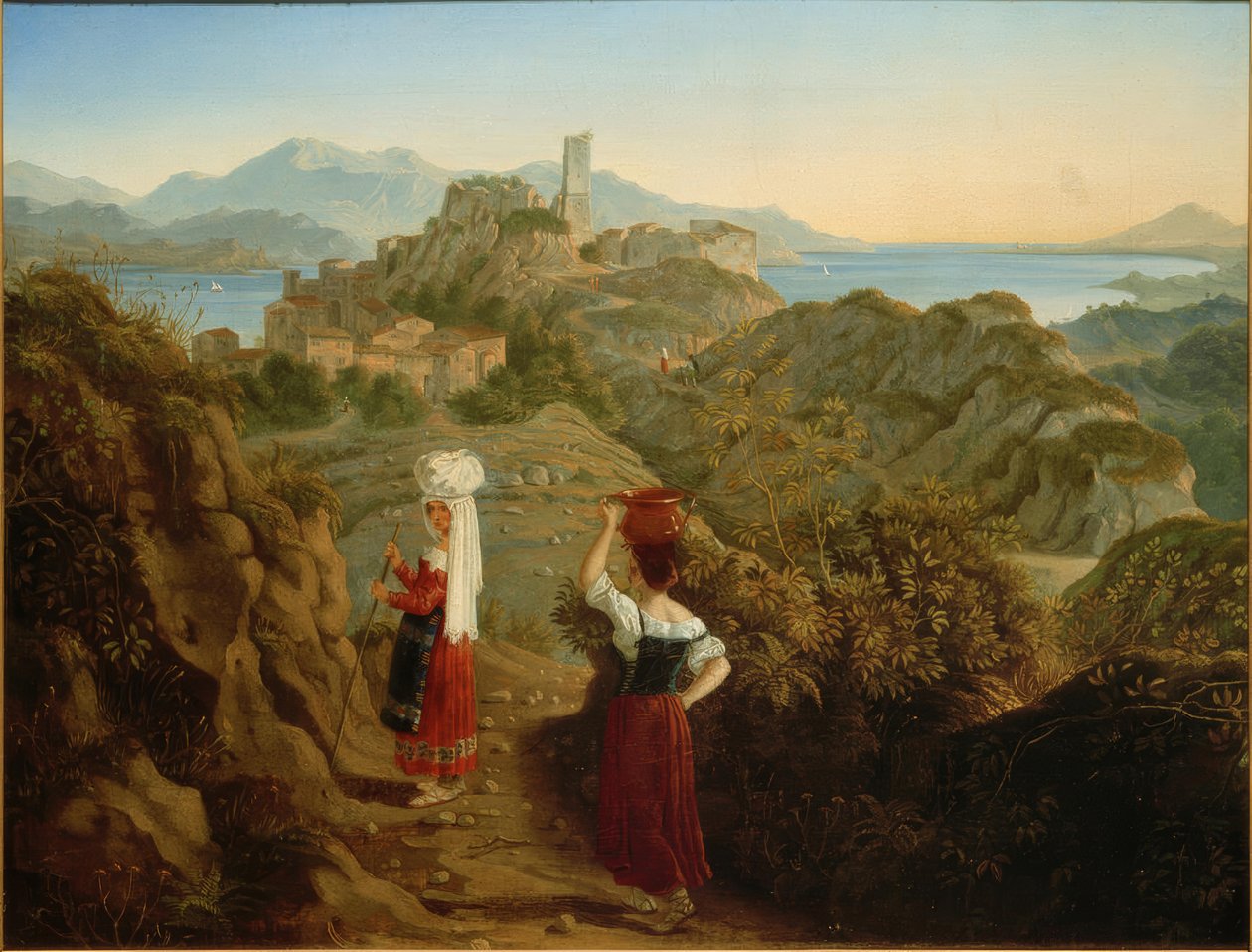 Italian Ideal Landscape by Friedrich Nerly
