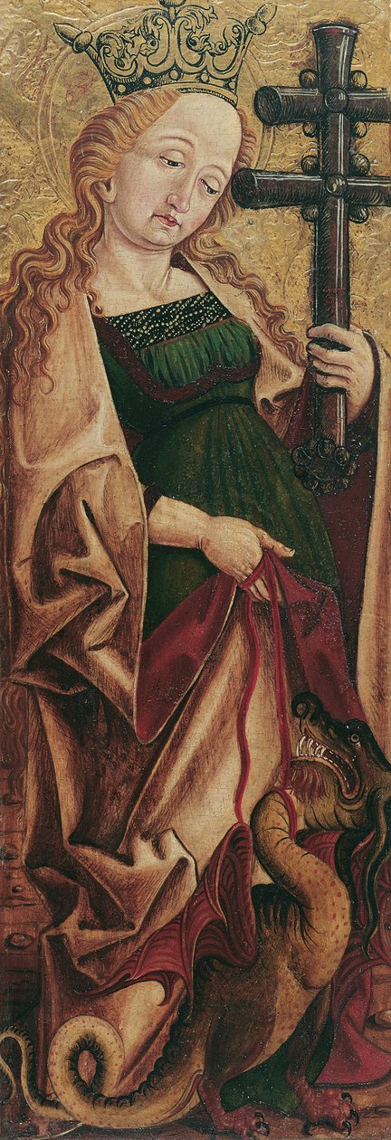 St. Margaret (Inside) and St. Pantaleon (Outside) by Friedrich Pacher (Umkreis)