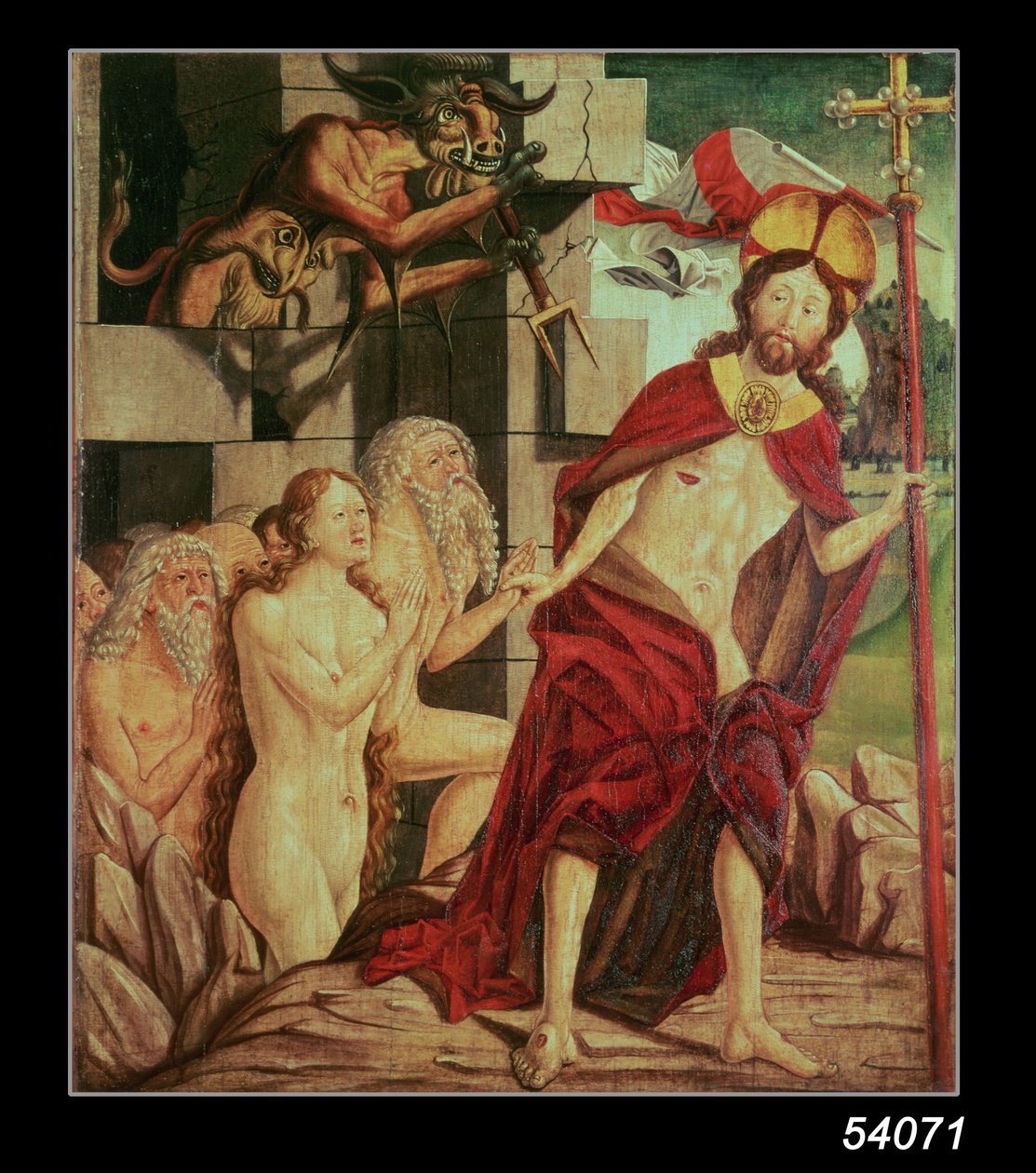 Christ in Hell by Friedrich Pacher