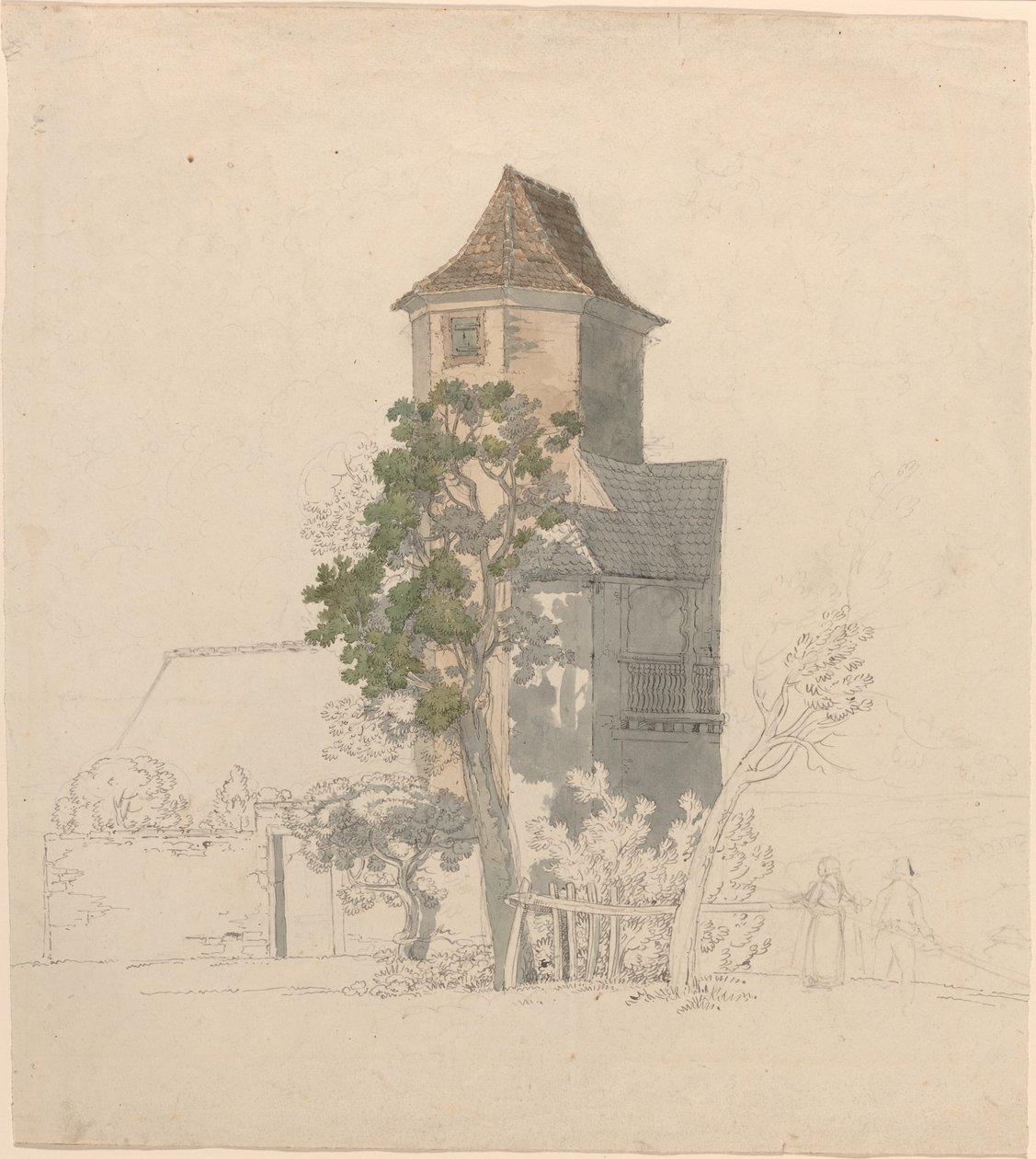Tower of a Fortified House by Friedrich Salathé