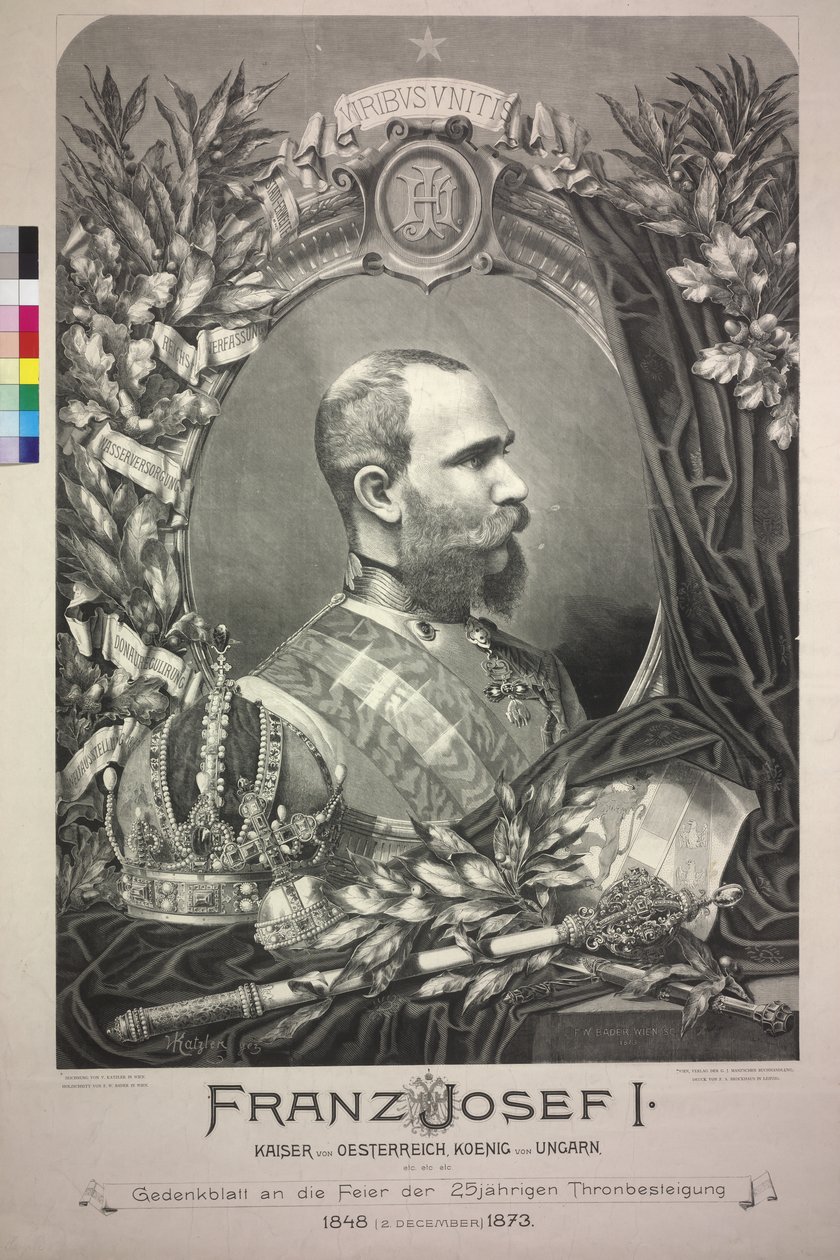 Emperor of Austria Franz Joseph I by Friedrich Wilhelm Bader