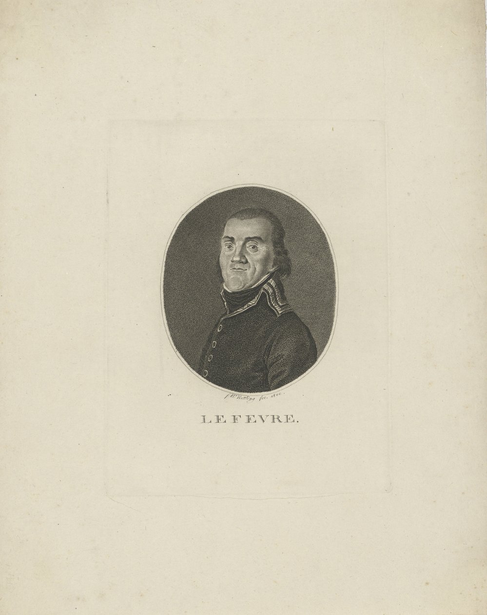 General François-Joseph Lefebvre by Friedrich Wilhelm Nettling