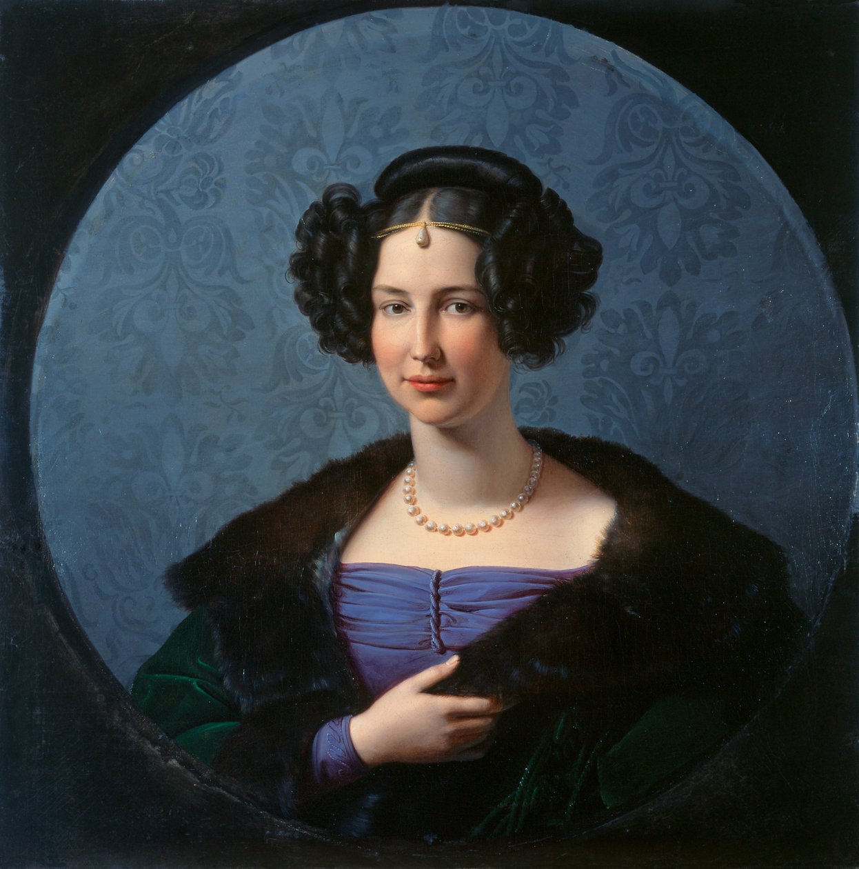 Princess Luise of Anhalt-Bernburg by Friedrich Wilhelm von Schadow