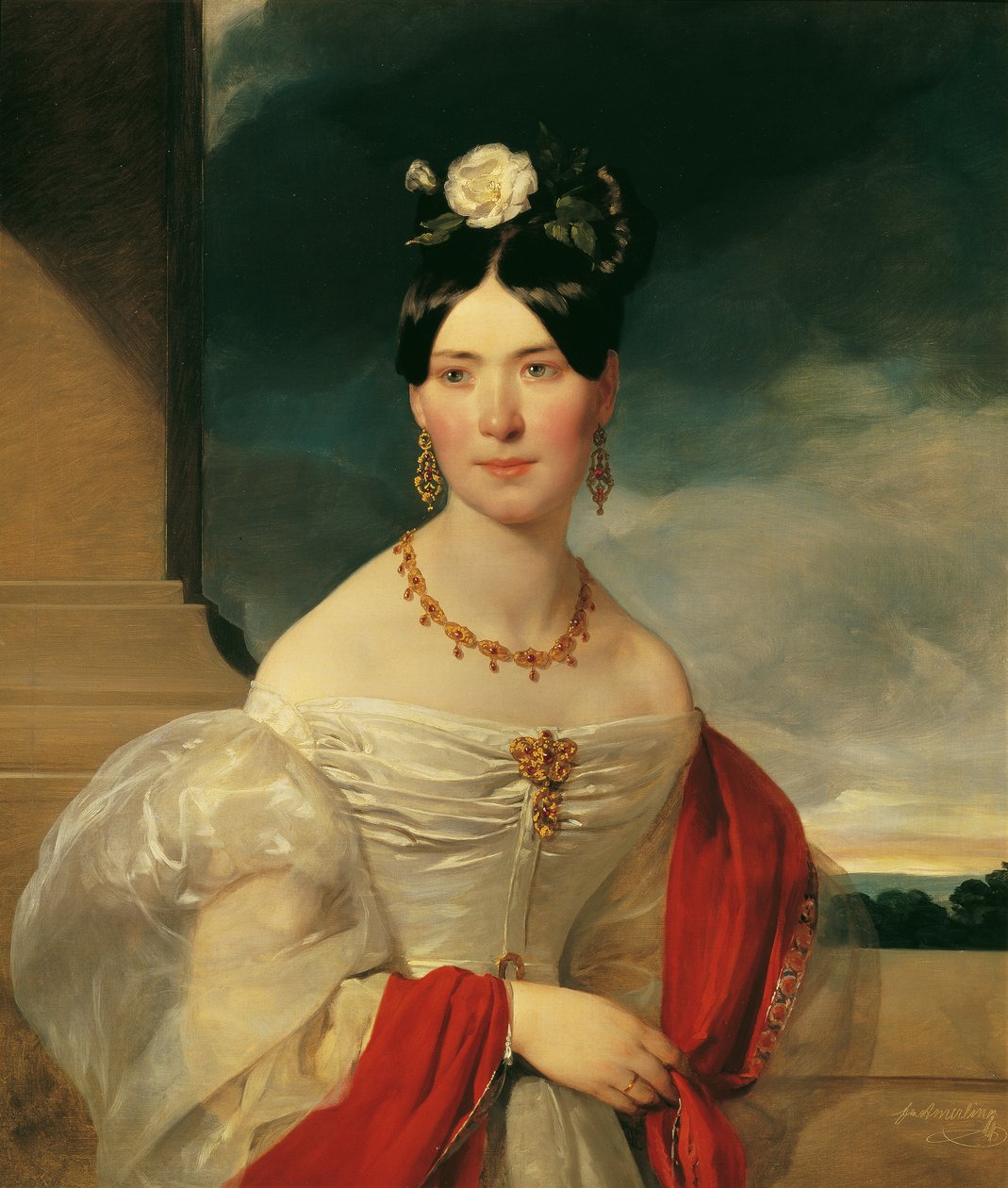 Marie Baroness Vesque von Püttlingen by Friedrich von Amerling
