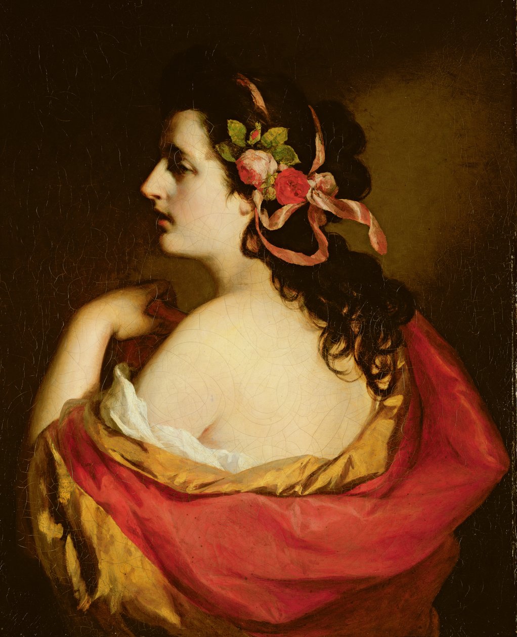 Portrait of a Young Girl by Friedrich von Amerling