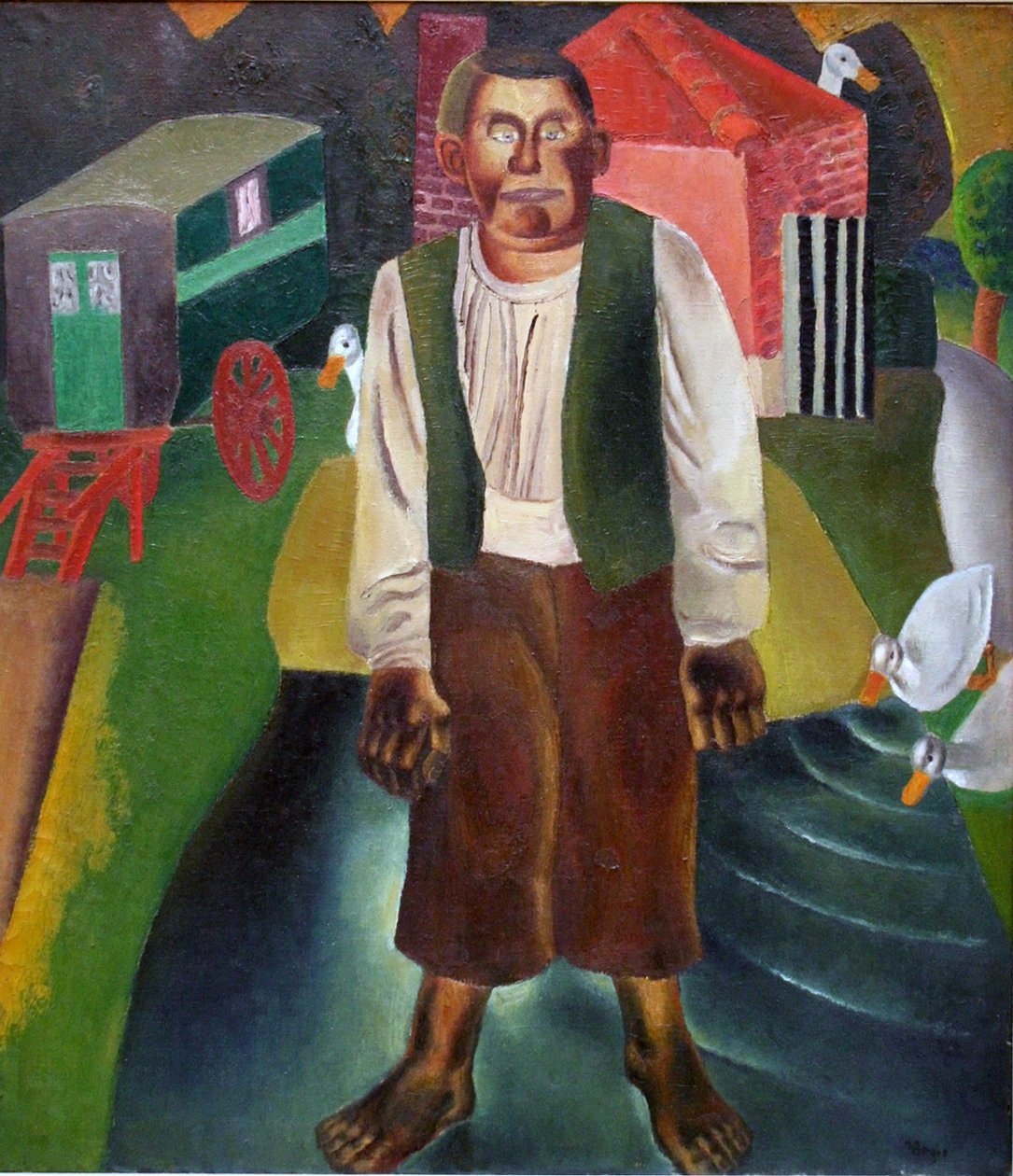The Idiot by the Pond by Frits van den Berghe