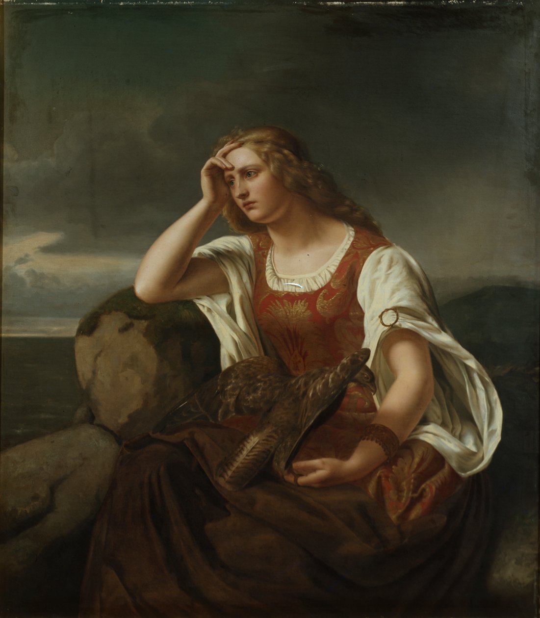 Ingeborg by the Ocean by Fritz Jensen