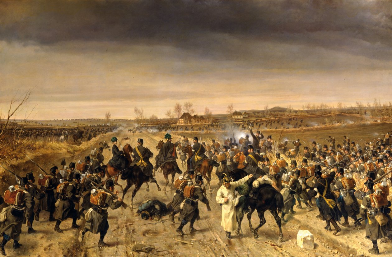 The Battle of Oberselk on February 3, 1864 by Fritz L