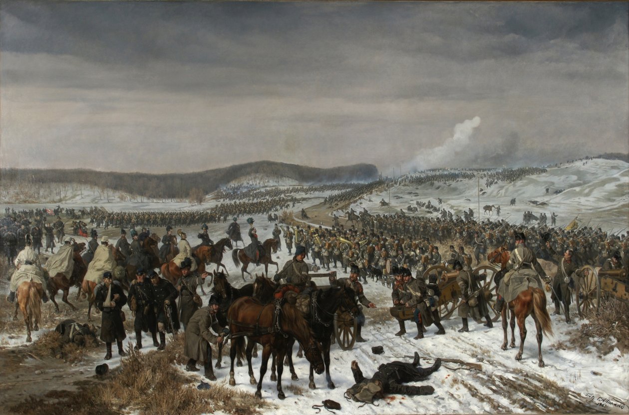 The Battle of Oeversee on February 6, 1864 by Fritz L