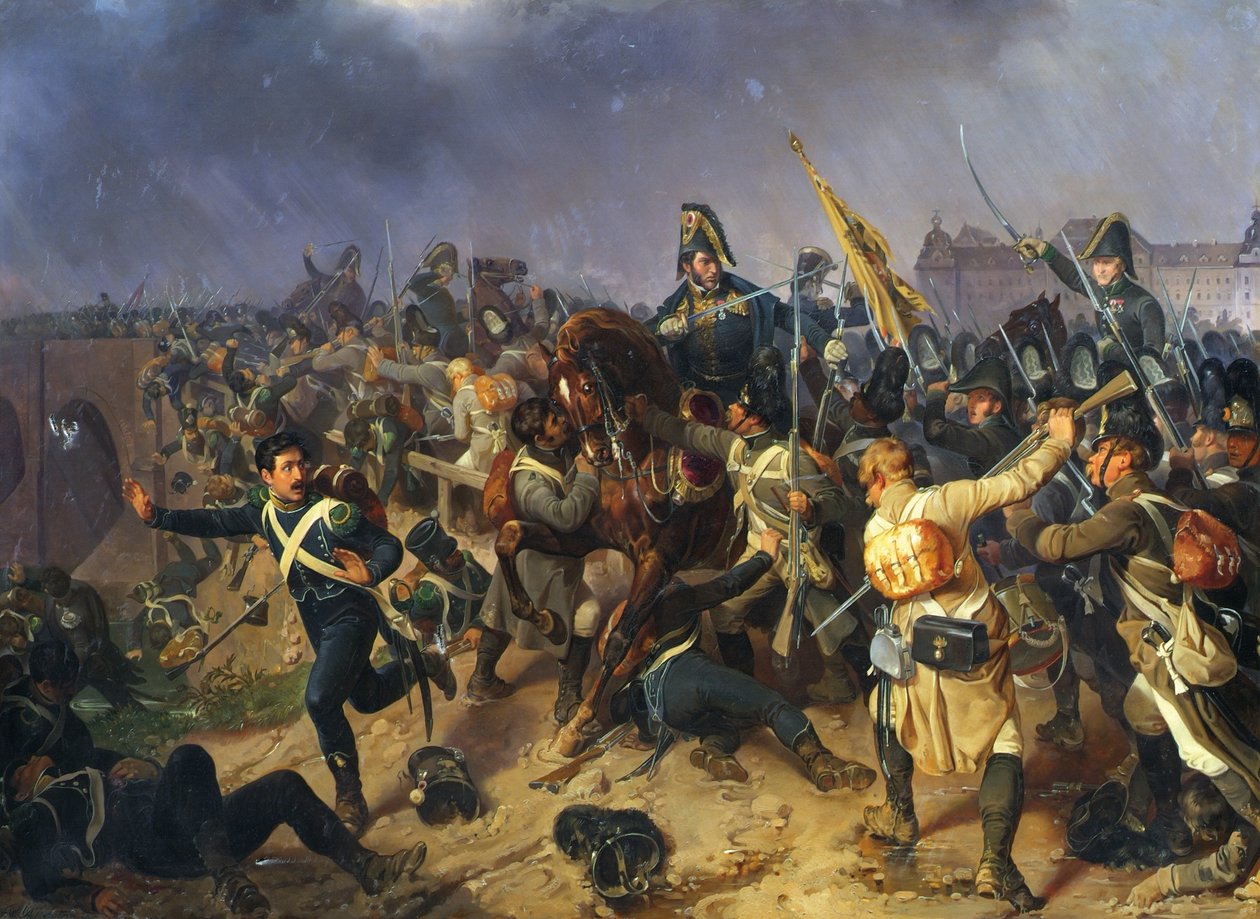 Episode from the Battle of Znaim 1809 by Fritz L