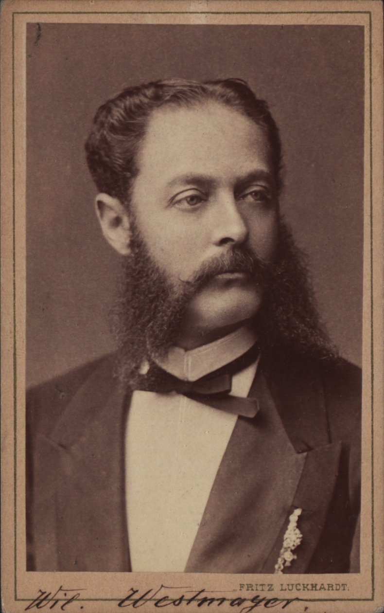 Portrait of the composer Wilhelm Westmeyer by Fritz Luckhardt