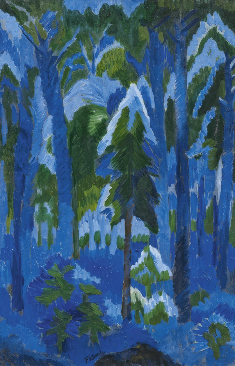 Forest Image III by Fritz Schaefler