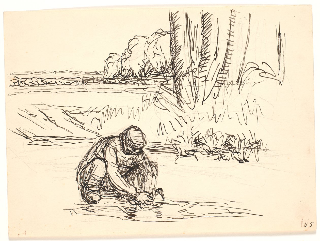 Bonden on the Ice by Fritz Syberg