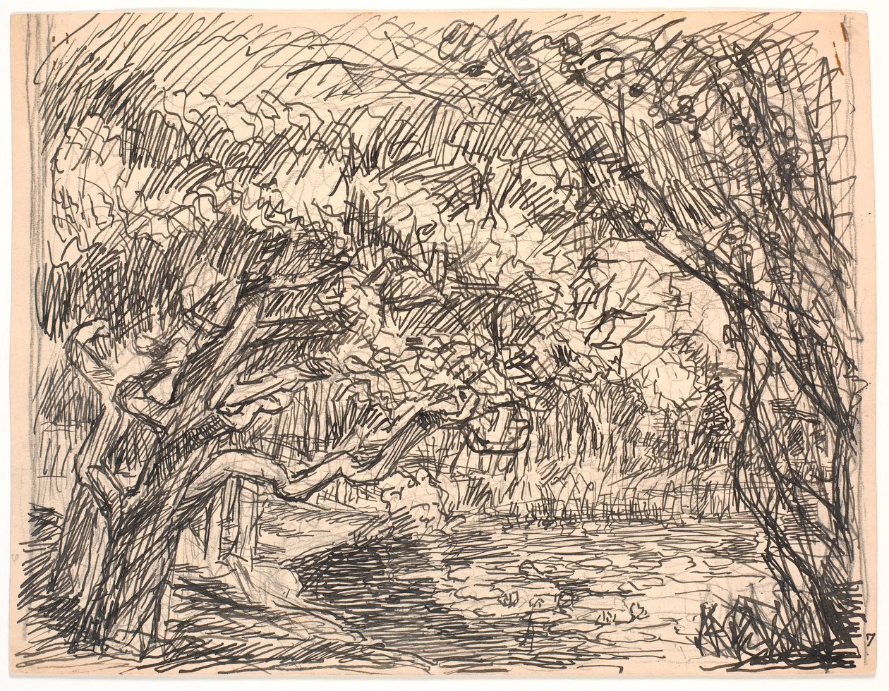 A Forest Lake by Fritz Syberg