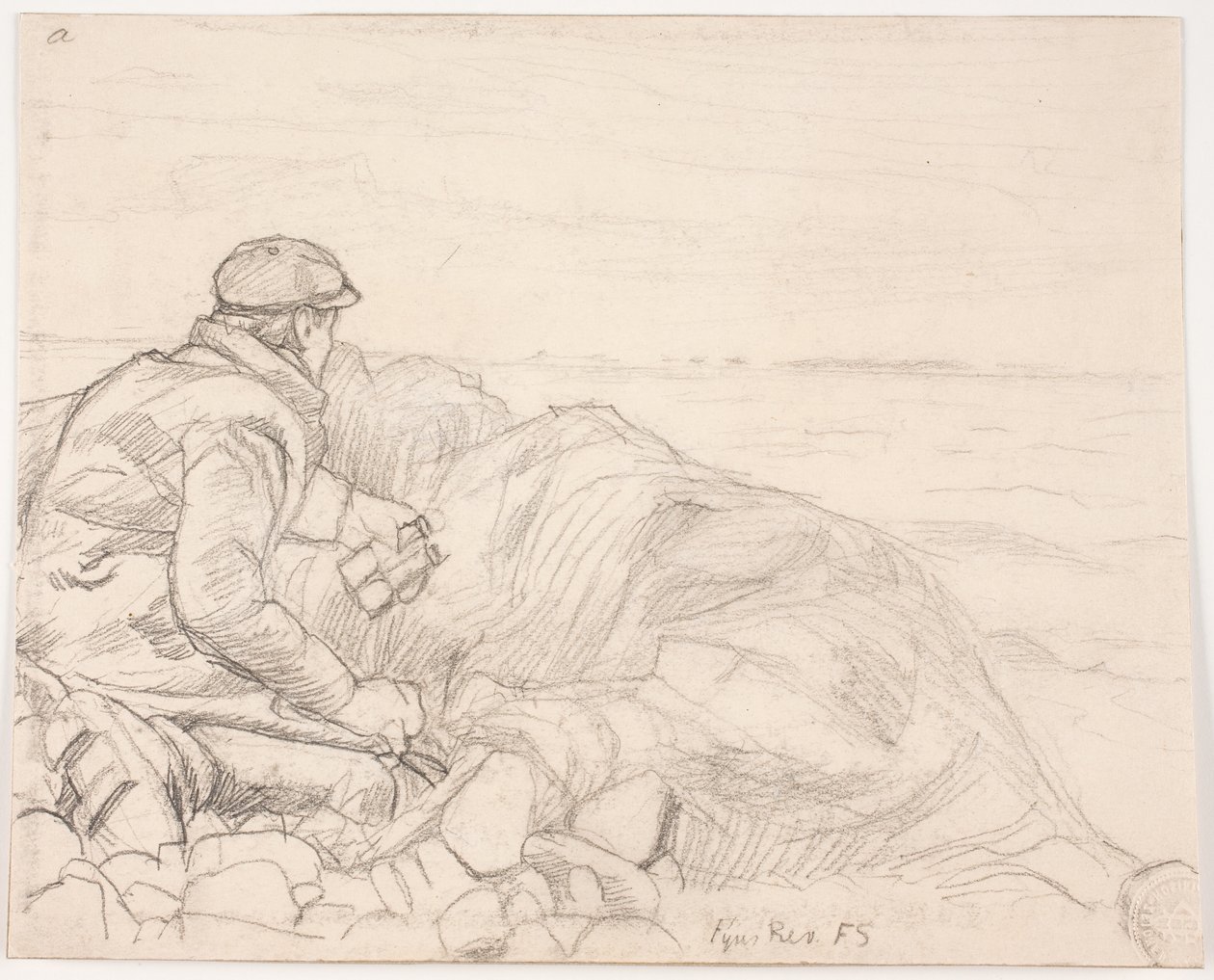 Johannes Larsen Making Studies by Fritz Syberg