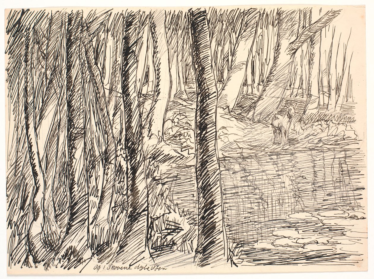 And in the Forests Deep Lakes by Fritz Syberg