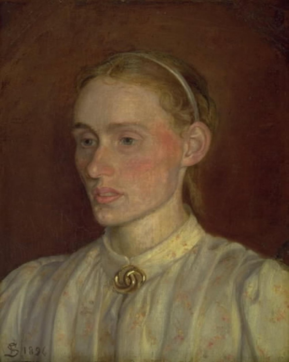 Portrait of Anna Syberg by Fritz Syberg